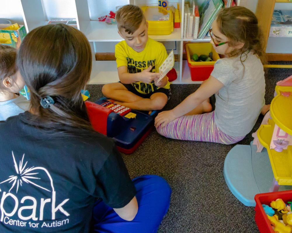 Spark Center for Autism - Sharing with the kids